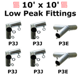 1" Low Peak Canopy Fittings Kits