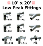 1" Low Peak Canopy Fittings Kits