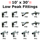 1" Low Peak Canopy Fittings Kits
