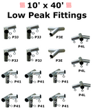 1" Low Peak Canopy Fittings Kits