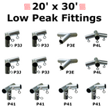 1-1/2 Low Peak Canopy Fittings Kits