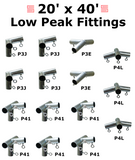 1-1/2 Low Peak Canopy Fittings Kits