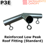 1" Reinforced Low Peak Canopy