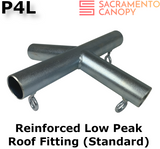 1" Reinforced Low Peak Canopy