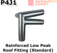 1" Reinforced Low Peak Canopy