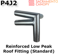 1" Reinforced Low Peak Canopy