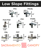 3/4" Low Slope Canopy Fittings Kits