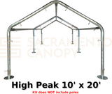 1-1/2" High Peak Canopy Fittings Kits