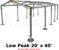 1-1/2 Low Peak Canopy Fittings Kits