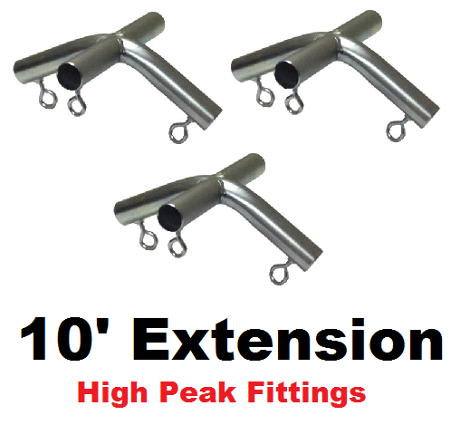 10' Wide High Peak Extension Kits