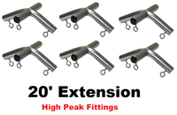 20' Wide High Peak Extension Kits