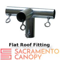 1" Flat Roof Canopy Fittings Kits