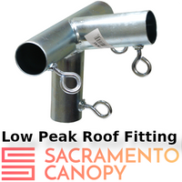 3/4" Low Peak Canopy Fittings Kits