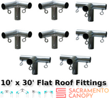 3/4" Flat Roof Canopy Fittings Kits