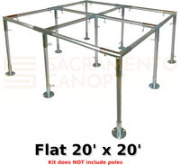 3/4" Flat Roof Canopy Fittings Kits