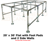 1" Flat Roof Canopy Fittings Kits