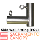 3/4" Wall Mounted Flat Awning Canopy Fittings Kits