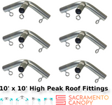 1-1/2" High Peak Canopy Fittings Kits