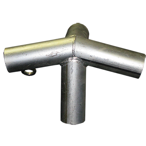 tent pipe fittings P4D, Low Peak 4-Way End Canopy Fitting – Sacramento Canopy
